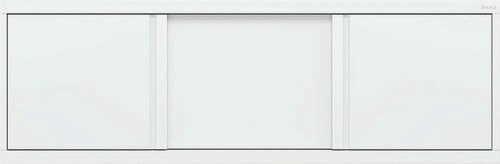 Изображение товара Экран Onika Одио 517017 из МДФ, белый, экран под ванну, прямоугольный, с комплектом ножек, универсальный