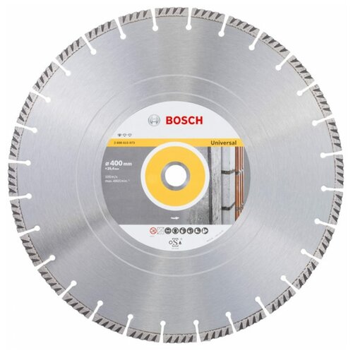 Диск алмазный 400х25,4 мм Standard for Universal BOSCH, 2608615073