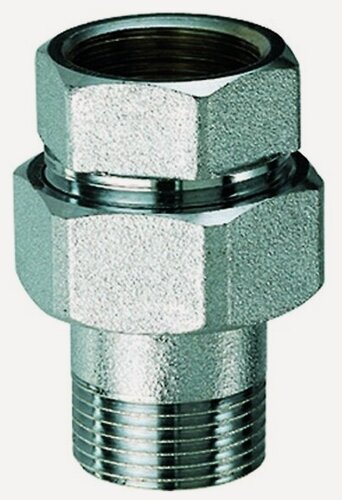 Изображение товара Фитинг Far 1/2" ВР-американка, прямой трехсоставной