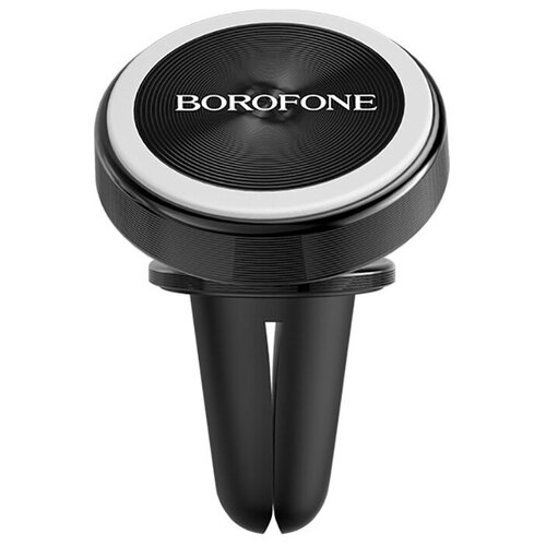 Автомобильный держатель для телефона в дефлектор магнитный Borofone BH6 Platinum - Черный автомобильный держатель borofone bh6 в дефлектор универсальный магнитный чёрный
