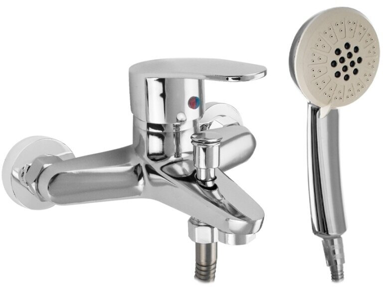 фото Смеситель в ванную, короткий излив, шаровый, 40 мм сатурн