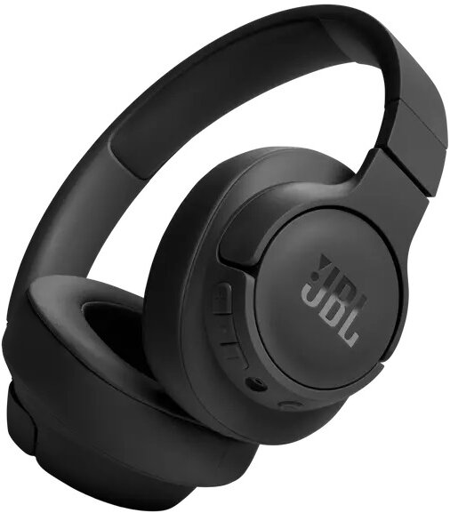 Гарнитура мониторные JBL Tune 720 BT 1.2м черный беспроводные bluetooth оголовье (JBLT720BTBLK)