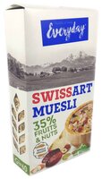 Мюсли Everyday хлопья Swiss Art с фруктами, орехами и семечками, коробка, 300 г