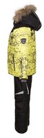 Комплект с брюками Huppa размер 110, yellow pattern/ black