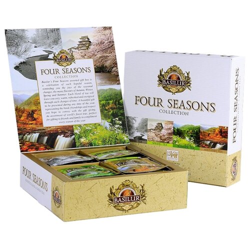 фото Чай basilur four seasons ассорти подарочный набор, 40 шт. basilur tea company