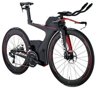 Шоссейный велосипед Cervelo P5X Ultegra Di2 (2018) black/red XL (185-197) (требует финальной сборки)