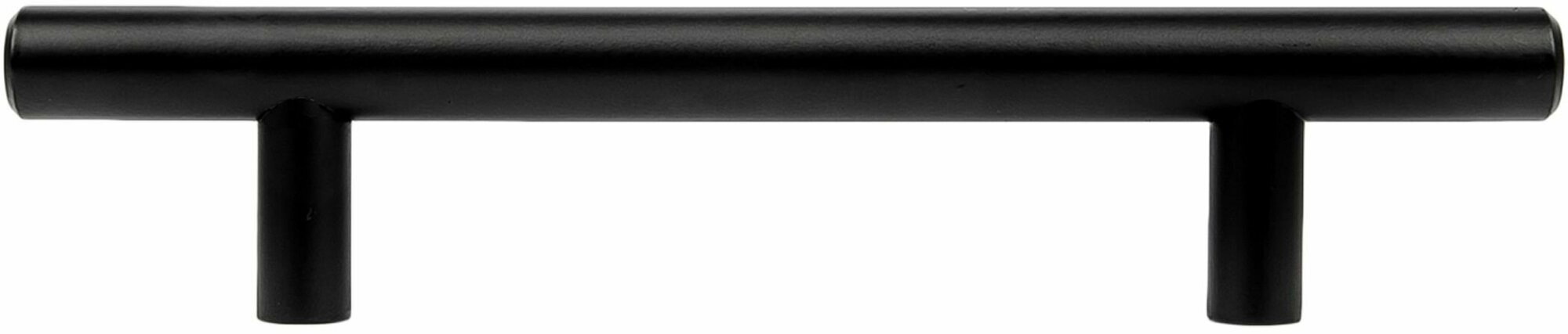 Ручка-рейлинг 96мм матовый чёрный - фотография № 2