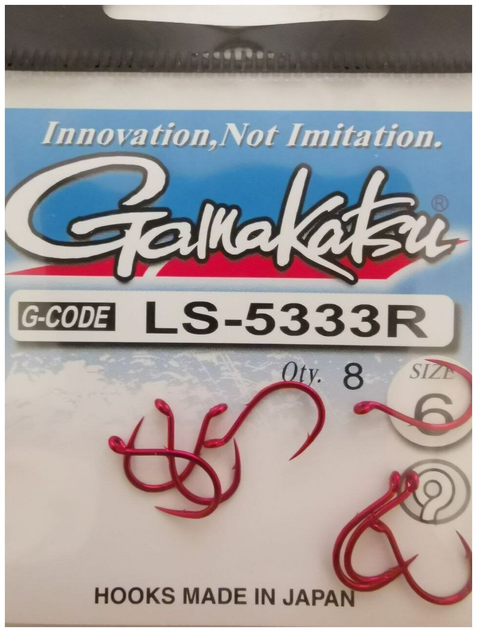 Крючок Gamakatsu Hook LS-5333R №6