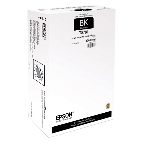 epson картридж оригинальный epson c13t05b440 t05b4 xxl желтый сверх повышенной емкости 50k Картридж Epson C13T878140, 75000 стр, черный
