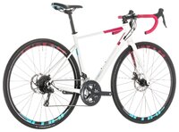 Шоссейный велосипед Cube Axial WS Pro Disc (2019) white/berry 56 см (требует финальной сборки)