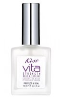 Базовое и верхнее покрытие KISS Vita-Strength Base and Topcoat 13 мл прозрачный