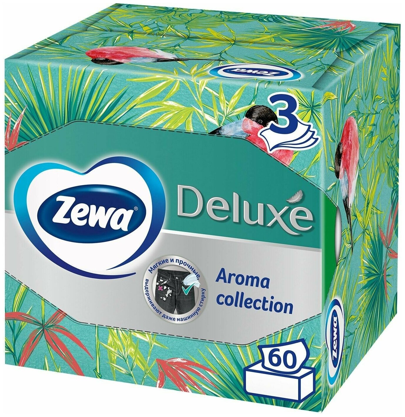 Салфетки бумажные Deluxe Aroma Collection 3 слоя 60шт - фотография № 1