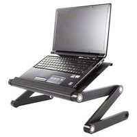 Охлаждающая подставка для ноутбука Orient FTNB-10 до 17 дюймов стол-трансформер - чёрный