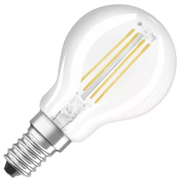 Лампа светодиодная OSRAM LED Star Classic P 40 827 Fil E14 P45