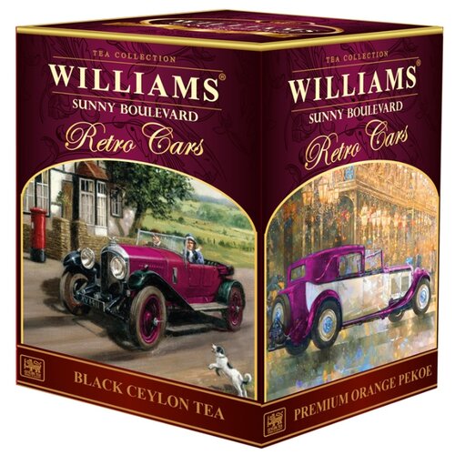 фото Чай черный Williams Retro cars Sunny boulevard, 125 г