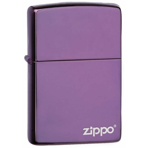 Оригинальная бензиновая зажигалка ZIPPO Classic 24747ZL ZIPPO Logo с покрытием Abyss™ зажигалки zippo z 28339