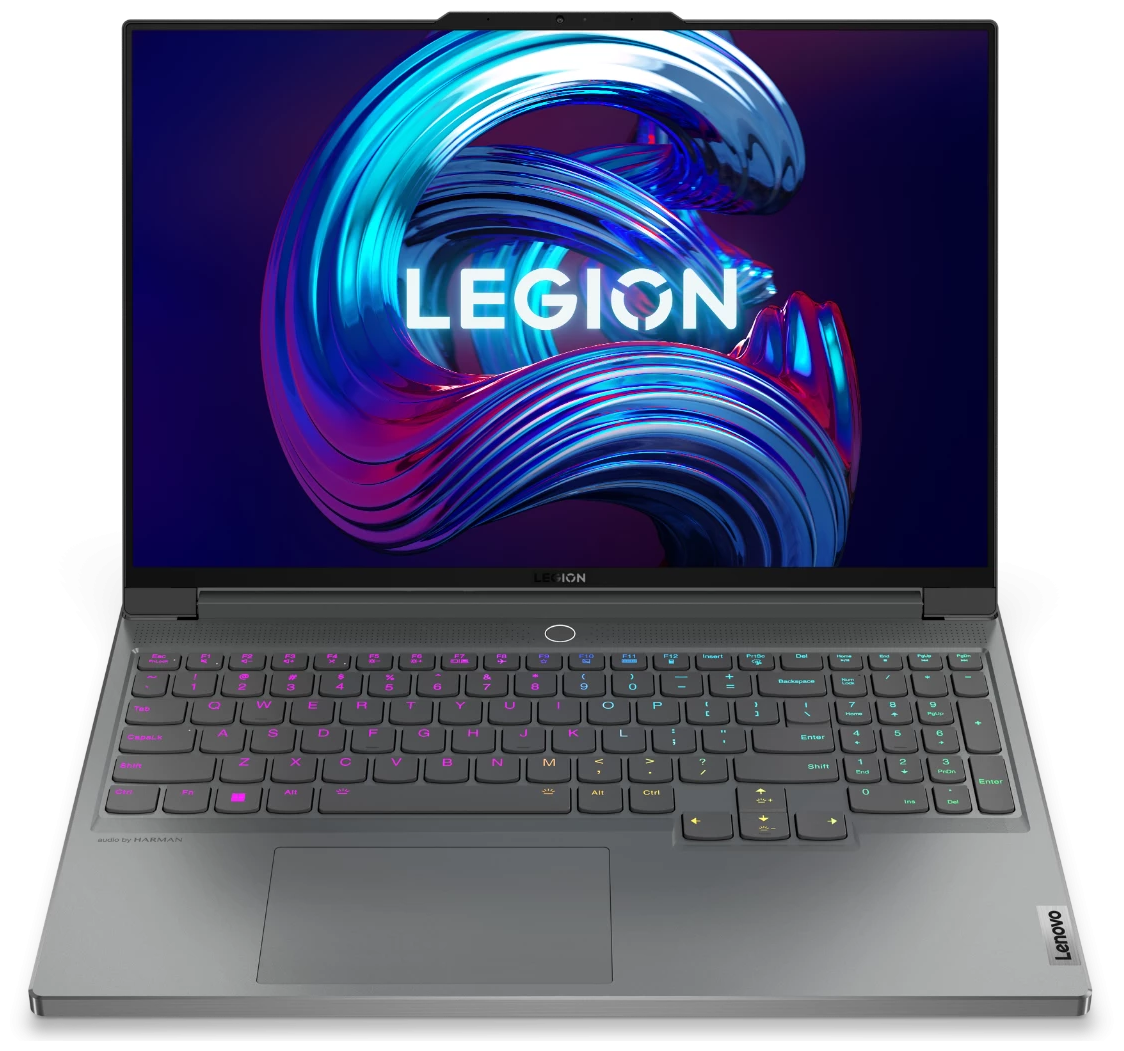 Ноутбук Lenovo Legion 7 Gen 7 16" WQXGA IPS/AMD Ryzen 9 6900HX/32GB/2TB SSD/Radeon RX 6850M 12Gb/DOS/NoODD/серый (82UH005JRK)