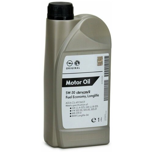 Моторное масло для GM Motor Oil Dexos 2 SAE 5w-30 1л