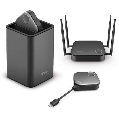 BenQ InstaShow WDC20C Wireless 80211ac Type C Plug Play Receiver x 1 Transmitter x 2 дальность 15 м до 32 подкл Black 15474400₽