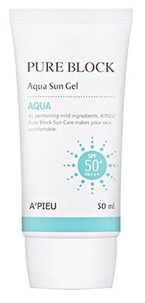 APIEU гель Pure Block Aqua Sun SPF 50, 50 мл