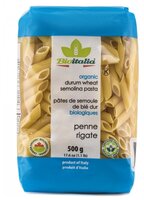 Bioitalia Макароны Organic Penne rigate, 500 г