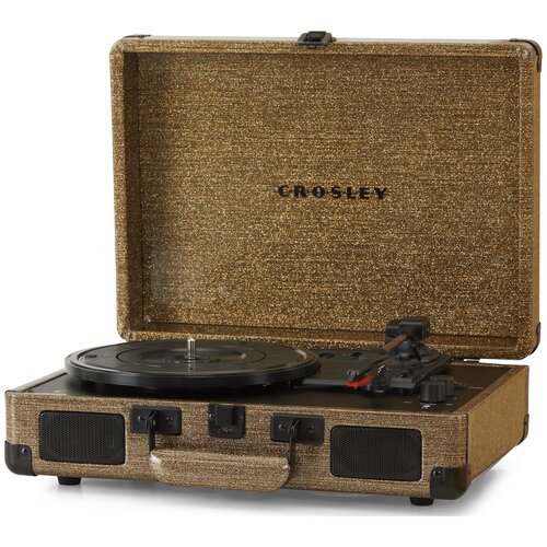 Виниловый проигрыватель CROSLEY CRUISER PLUS Soft Gold c двухсторонним Bluetooth