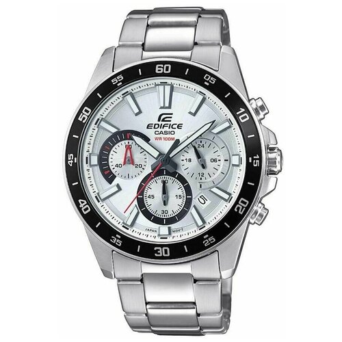 Наручные часы CASIO Edifice EFV-570D-7A, серебряный, белый