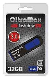 Флешка OltraMax 270 32GB Black/Blue