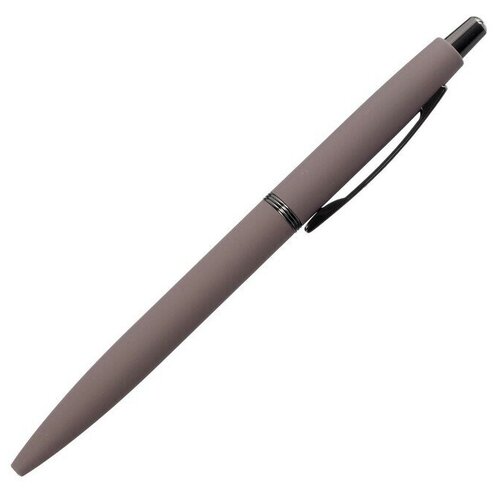 Ручка шариковая автоматическая SAN REMO 1.0 мм, металлический серый корпус, синий стержень, в тубусе ручка подарочная шариковая san marino