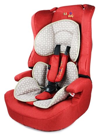 Автокресло LIKO BABY LB 513 C Кирпичный/Лен