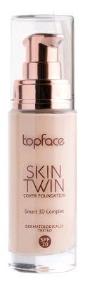Topface Skin Twin Тональная основа 3d эффект 32 мл. №001 (фарфоровый)