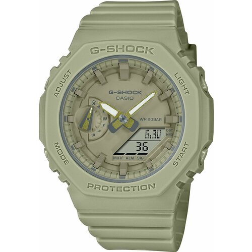 Наручные часы CASIO G-Shock GMA-S2100BA-3AER, хаки, серый наручные часы casio g shock gma s2100ba 3a хаки серый