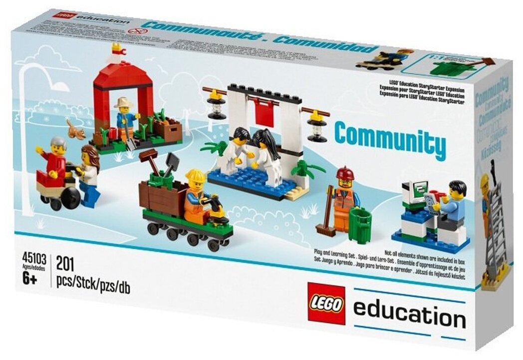LEGO 45103 Дополнительный набор «Построй свою историю. Развитие речи 2.0. Городская жизнь»