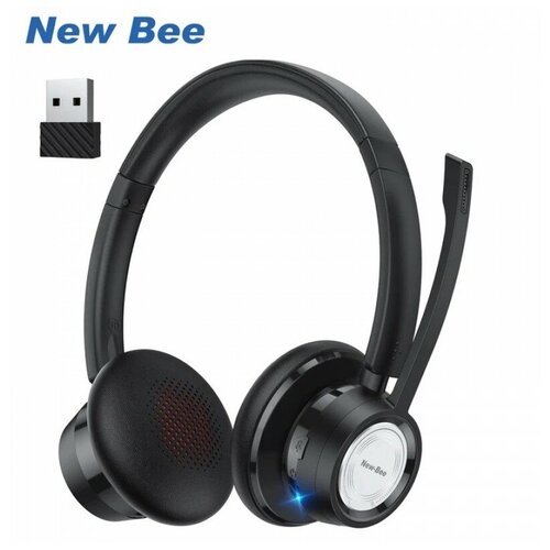 Беспроводная гарнитура New Bee BH58 / Bluetooth гарнитура с USB адаптером