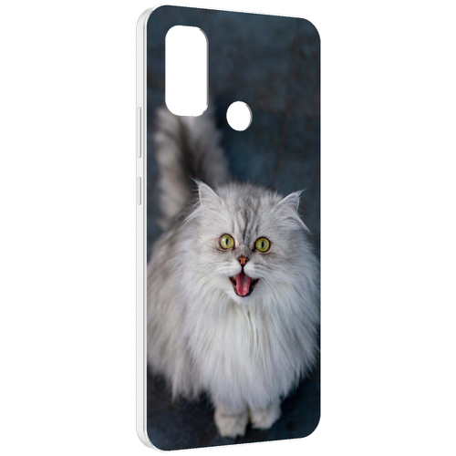 Чехол MyPads порода кошки британская длинная для UleFone Note 10P / Note 10 задняя-панель-накладка-бампер