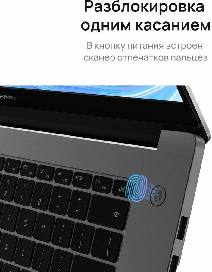 Ноутбук Huawei MateBook D 15 BoDE-WDH9 (53013PAB) - фото №3