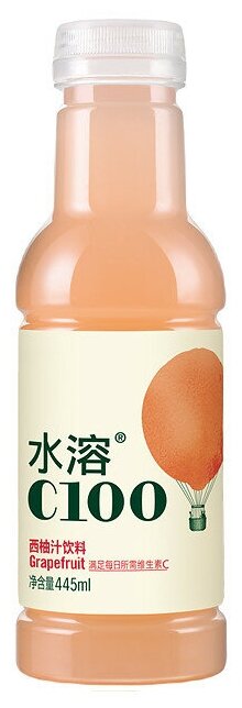 Напиток безалкогольный негазированный С100 Грейпфрут, 445 мл