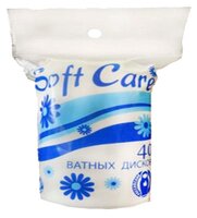 Ватные диски Soft Care 80 шт. пакет