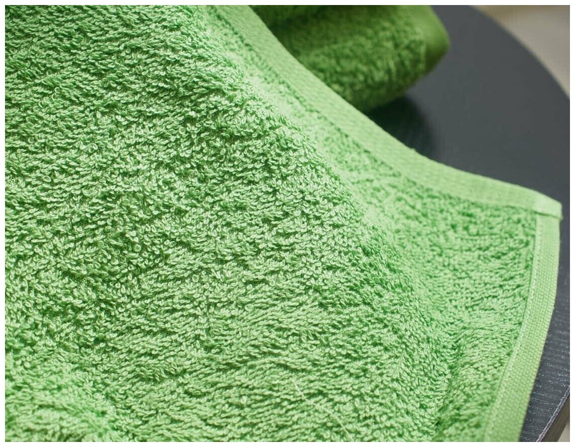 Guten Morgen Полотенце Cassius Цвет: Пикантный Зелёный (70х140 см) - фотография № 5