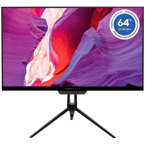 Моноблок Digma PRO AiO 27i 27 Full HD i5 10210U 16 16Gb SSD512Gb UHDG CR Windows 11 Professional Eth WiFi BT 90W клавиатура мышь Cam черный 1920x1080 5609900₽