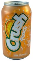Газированный напиток Crush Peach, США, 0.355 л