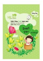 MIJIN Cosmetics тканевая маска MJ Care Daily Dewy Snail с экстрактом улитки 25 г 1 шт. саше