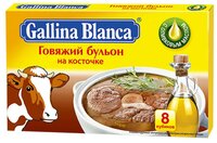 Gallina Blanca Бульонный кубик Говяжий бульон на косточке (8 шт.) 80 г