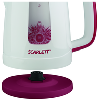 Чайник Scarlett SC-EK18P37, белый/красный
