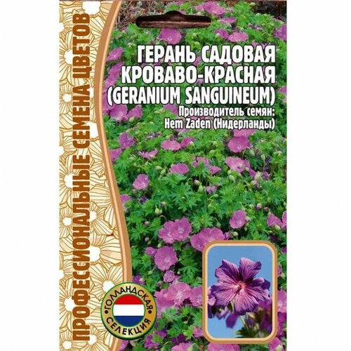 Семена Герани садовой кроваво-красной (Geranium sanguineum) (3 сем.) герань sanguineum elke