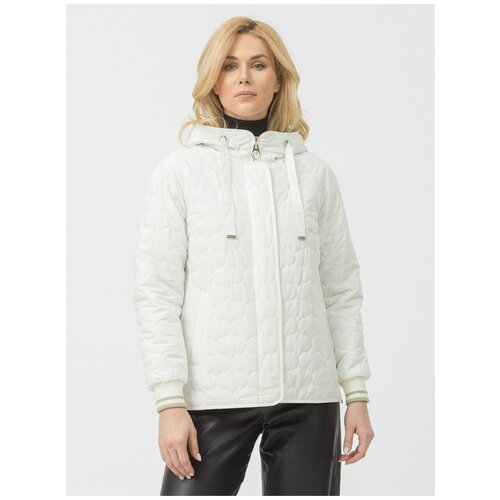 City Classic / Куртка женская демисезонная весна осень с капюшоном 011820N10C-1 цвет белый размер 44