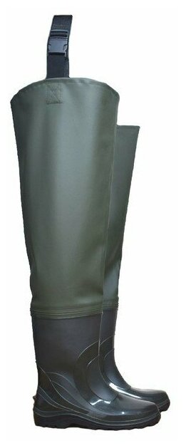 Сапоги мужские с надставкой болотные Д10-Б, цвет олива, размер 41