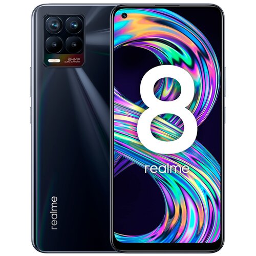 Realme 8 6+128GB Глубокий черный