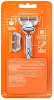 Бритвенный станок Gillette Fusion сменные лезвия: 1 шт.