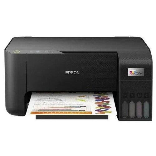 МФУ Epson струйный A4 USB черный